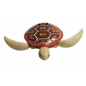 Zuru Robo Alive Tiny Turtle Walks & Swims Like Real Turtle Tested Works Orange
